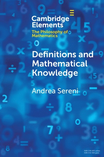 Andrea Sereni, Andrea (Scuola Universitaria Superiore IUSS Pavia) Sereni - Definitions and Mathematical Knowledge, Häftad