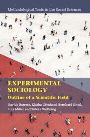 Davide Barrera, Klarita Gërxhani, Bernhard Kittel, Luis Miller, Tobias Wolbring - Experimental Sociology, Häftad