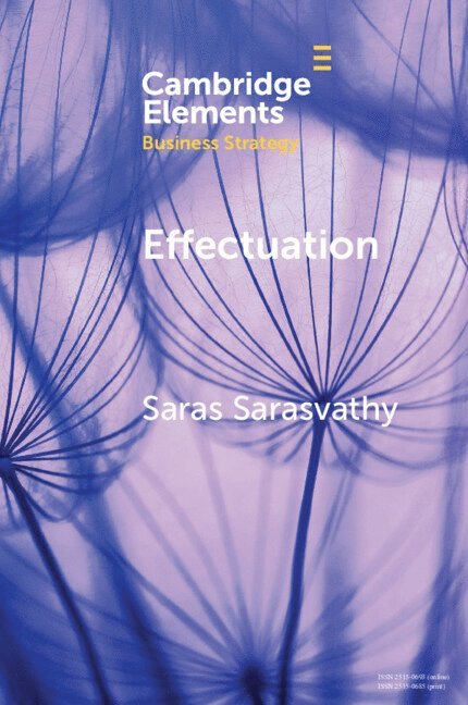Saras Sarasvathy, Saras (University of Virginia) Sarasvathy - Effectuation, Häftad