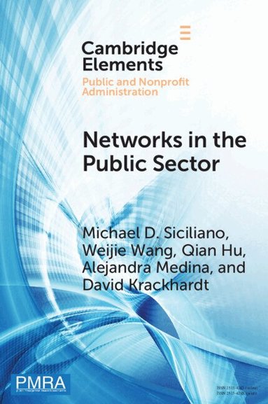Michael D. Siciliano, Weijie Wang, Qian Hu, Alejandra Medina, David Krackhardt - Networks in the Public Sector, Häftad