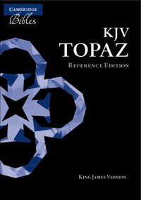 bokomslag KJV Topaz Reference Edition, Dark Blue Goatskin Leather, KJ676:XRL