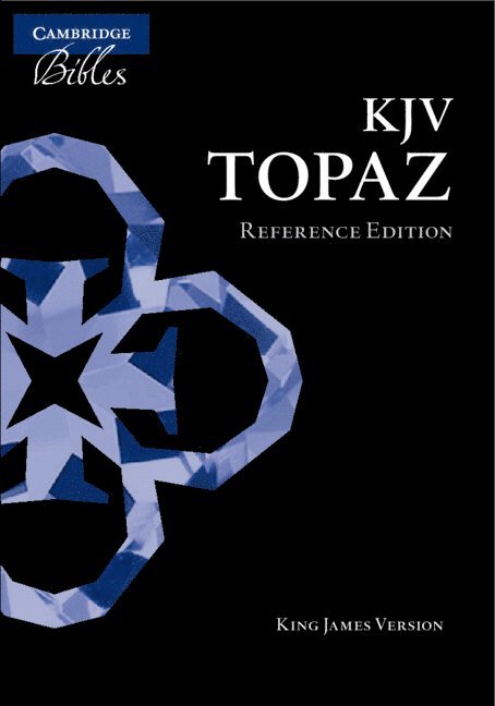 KJV Topaz Reference Edition, Dark Blue Goatskin Leather, KJ676:XRL 1