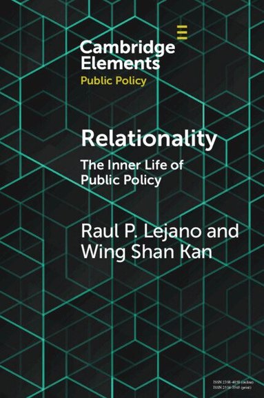Raul P. Lejano, Wing Shan Kan - Relationality, Häftad