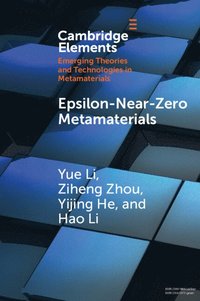 bokomslag Epsilon-Near-Zero Metamaterials