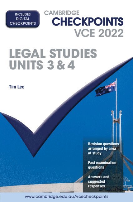 Cambridge Checkpoints VCE Legal Studies Units 3&4 2022 1