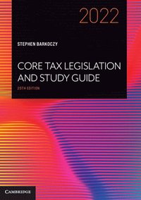 bokomslag Core Tax Legislation and Study Guide 2022