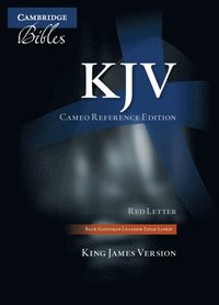bokomslag KJV Cameo Reference Edition, Blue Goatskin Leather, Red-letter Text, KJ456:XRE