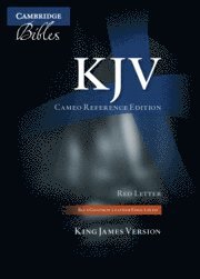 bokomslag KJV Cameo Reference Edition, Blue Goatskin Leather, Red-letter Text, KJ456:XRE