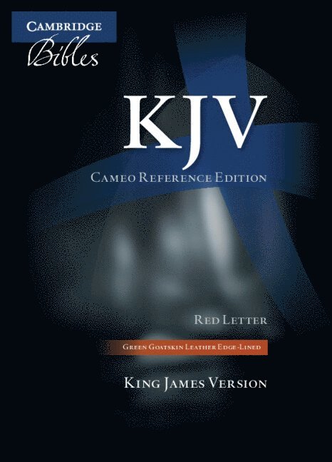 KJV Cameo Reference Edition, Green Goatskin Leather, Red-letter Text, KJ456:XRE 1