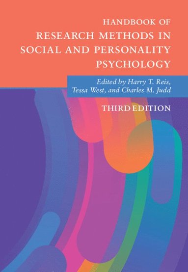 bokomslag Handbook of Research Methods in Social and Personality Psychology