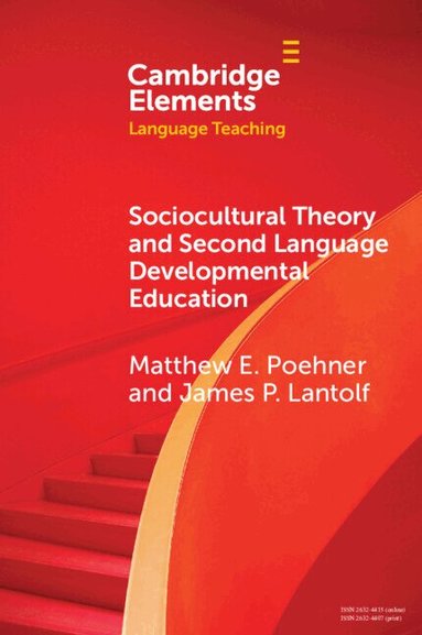 Matthew E. Poehner, James P. Lantolf - Sociocultural Theory and Second Language Developmental Education, Häftad