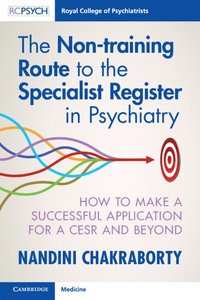 bokomslag Non-training Route to the Specialist Register in Psychiatry
