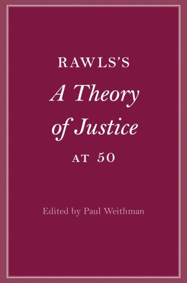 bokomslag Rawls's A Theory of Justice at 50