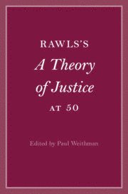 bokomslag Rawls's A Theory of Justice at 50