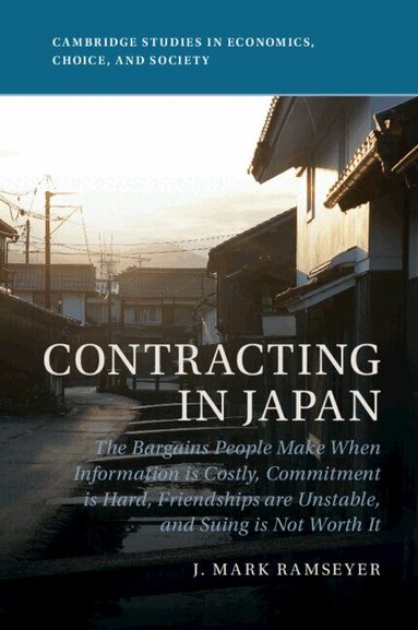 J. Mark Ramseyer - Contracting in Japan, Häftad
