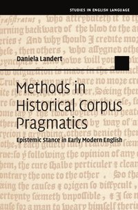 bokomslag Methods in Historical Corpus Pragmatics