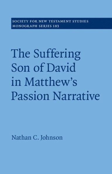 bokomslag Suffering Son of David in Matthew's Passion Narrative