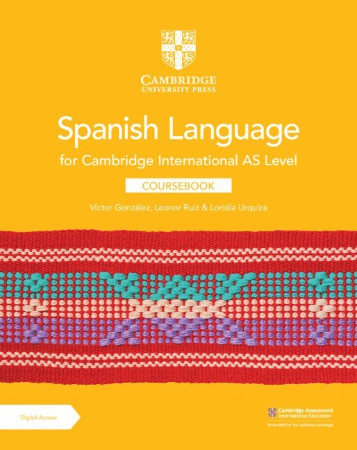 Cambridge International AS Level Spanish Language Coursebook with Digital Access (2 Years) 1