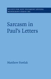 bokomslag Sarcasm in Paul's Letters