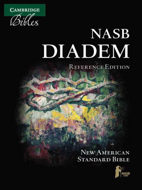 NASB Diadem Reference Edition, Black Edge-Lined Calfskin Leather, Red-letter Text, NS545:XRE