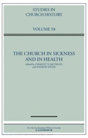 The Church in Sickness and in Health: Volume 58 1