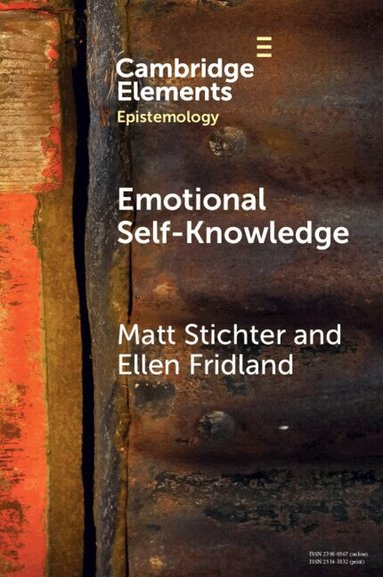 Matt Stichter, Ellen Fridland - Emotional Self-Knowledge, Häftad