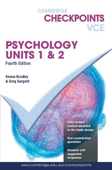 Kenna Bradley, Greg Sargent - Cambridge Checkpoints VCE Psychology Units 1&2, Häftad