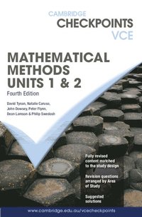 bokomslag Cambridge Checkpoints VCE Mathematical Methods Units 1&2