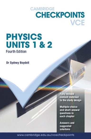Sydney Boydell - Cambridge Checkpoints VCE Physics 1&2, Häftad