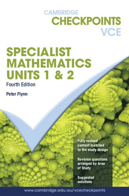 Cambridge Checkpoints VCE Specialist Maths Units 1&2