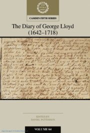 Diary of George Lloyd: Volume 64, Part 1