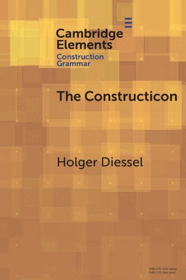 Holger Diessel - The Constructicon, Häftad
