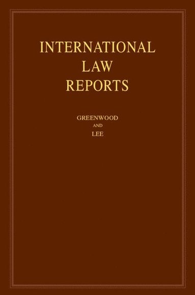 bokomslag International Law Reports: Volume 202