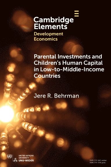 bokomslag Parental Investments and Children's Human Capital in Low-to-Middle-Income Countries