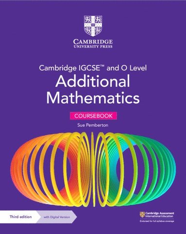 bokomslag Cambridge IGCSE(TM) and O Level Additional Mathematics Coursebook with Digital Version (2 Years' Access)