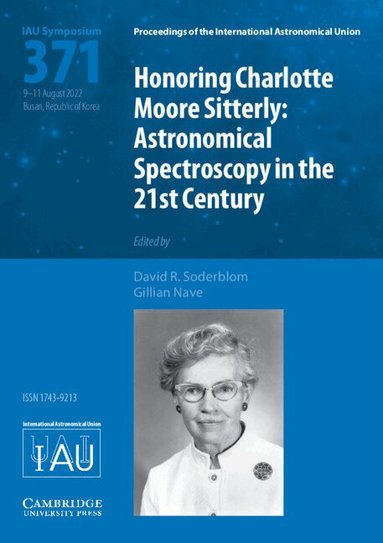David R. Soderblom, Gillian Nave - Honoring Charlotte Moore Sitterly (IAU S371), Inbunden