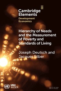 bokomslag Hierarchy of Needs and the Measurement of Poverty and Standards of Living