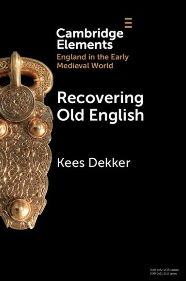 Kees Dekker - Recovering Old English, Häftad