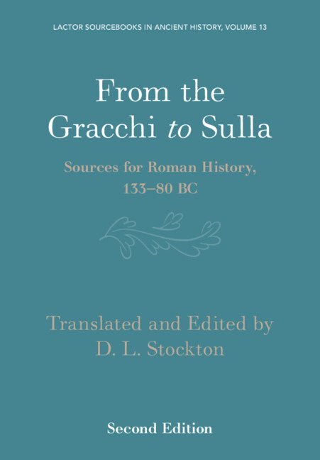 From the Gracchi to Sulla 1