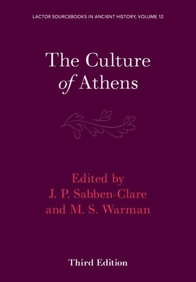 bokomslag Culture of Athens: Volume 3