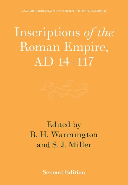 Inscriptions of the Roman Empire, AD 14-117 1