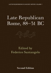 Late Republican Rome, 88–31 BC