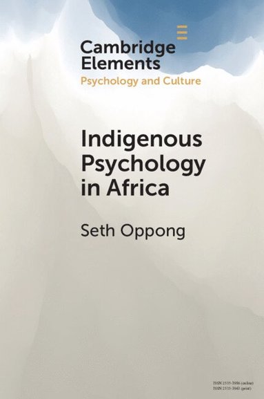 bokomslag Indigenous Psychology in Africa