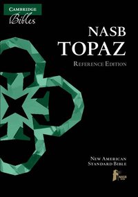 bokomslag NASB Topaz Reference Edition, Black Calf Split Leather, NS674:XR
