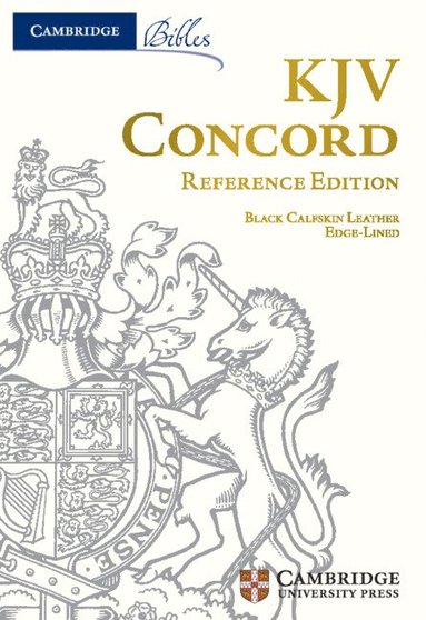 bokomslag KJV Concord Reference Edition, Black Calfskin Leather, Full Yapp, KJ565:XRLY