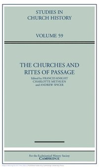 bokomslag The Churches and Rites of Passage: Volume 59