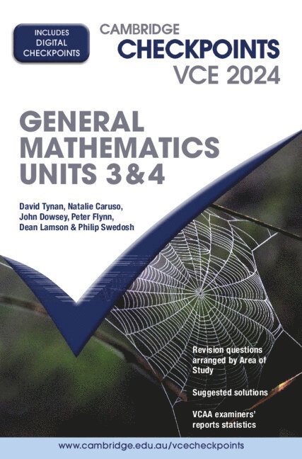 Cambridge Checkpoints VCE General Mathematics Units 3&4 2024 1