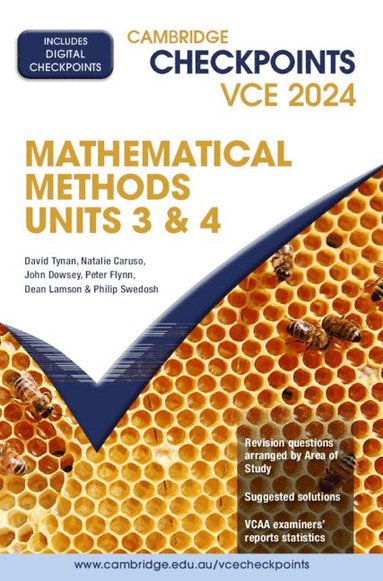 bokomslag Cambridge Checkpoints VCE Mathematical Methods Units 3&4 2024