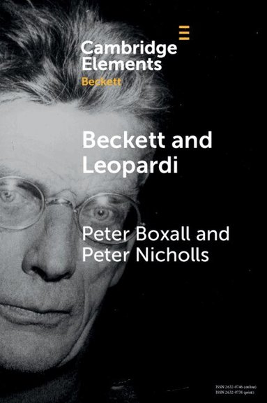 Peter Boxall, Peter Nicholls - Beckett and Leopardi, Häftad