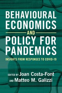 bokomslag Behavioural Economics and Policy for Pandemics